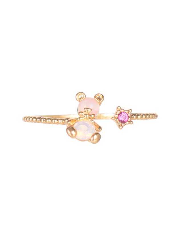 Anillo de oso Girls Crew cristal